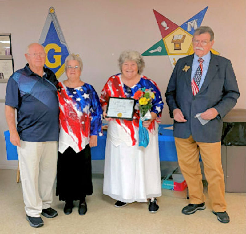 Larry Rainey, Brinda Rainey, Judy Harris-Worthy Matron & Ken Foreman-Worthy Patron